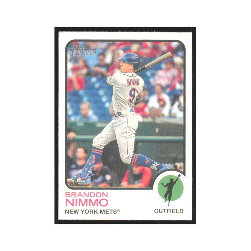 2022 Topps Heritage Brandon Nimmo Mets #82