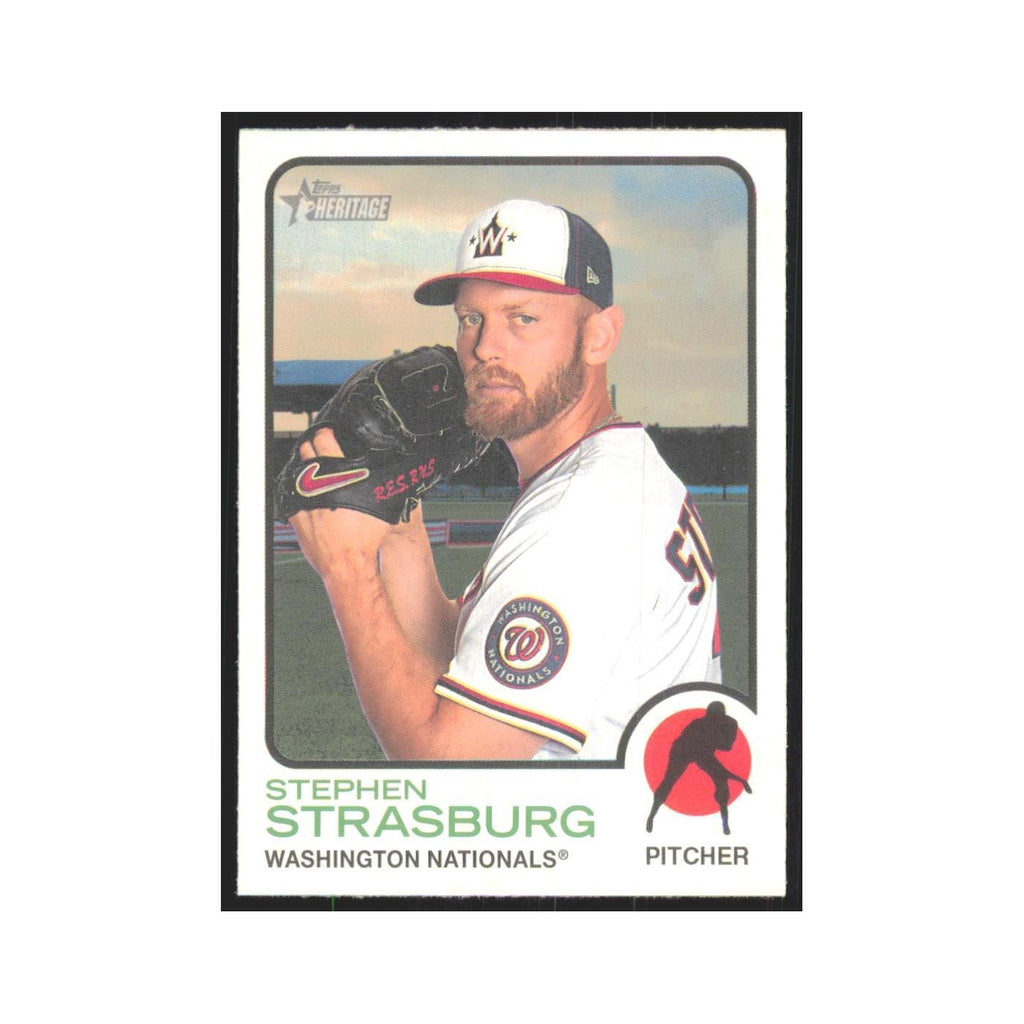 2022 Topps Heritage Stephen Strasburg Nationals #139