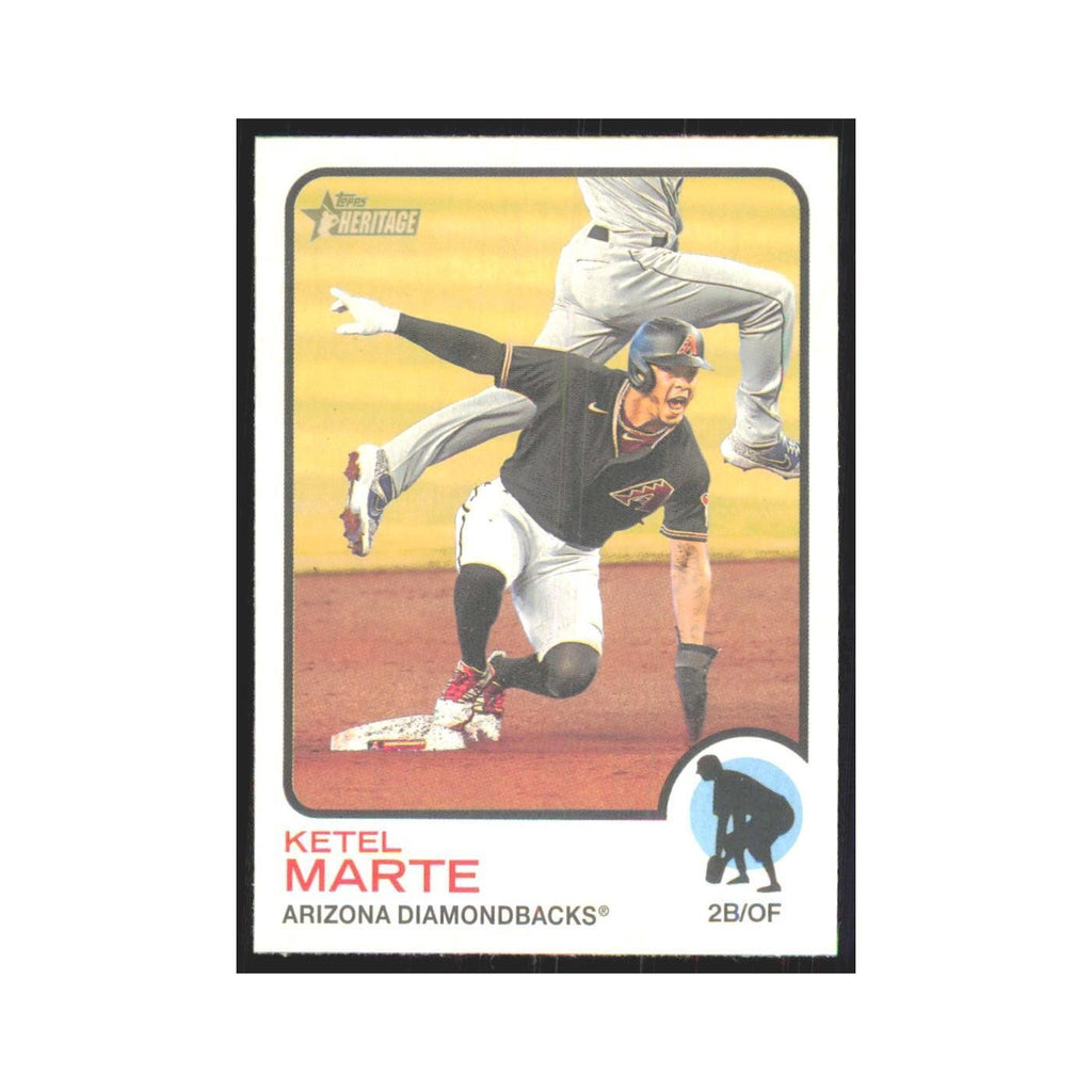 2022 Topps Heritage Ketel Marte Diamondbacks #163