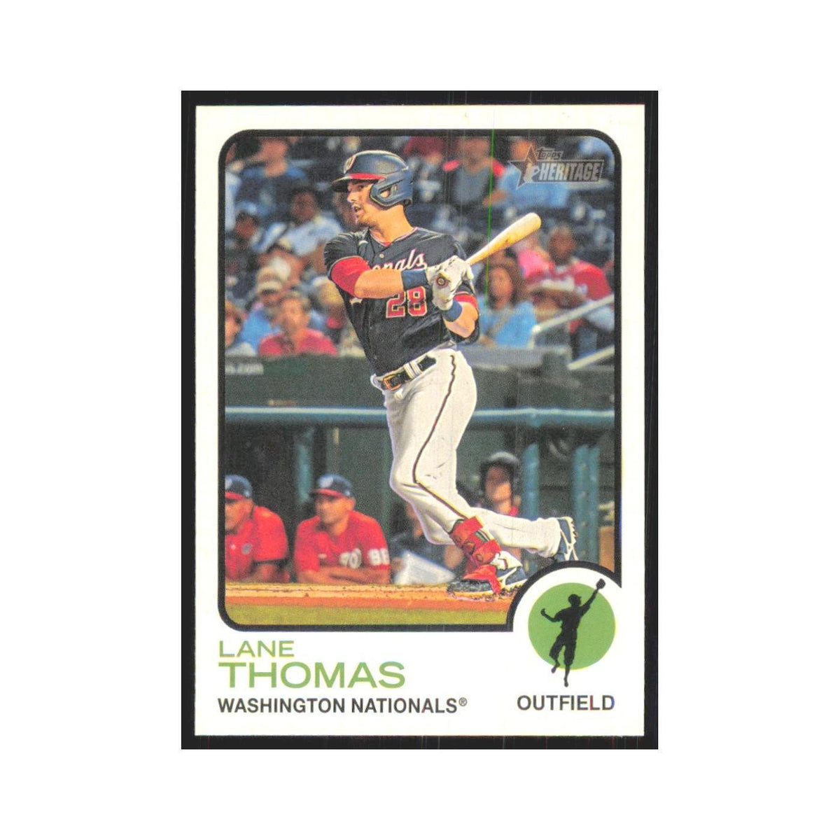 2022 Topps Heritage Lane Thomas Nationals #159