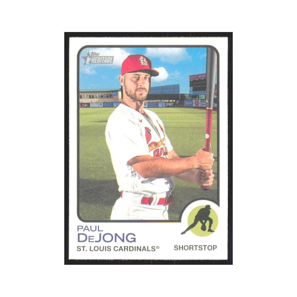 2022 Topps Heritage Paul DeJong Cardinals #220