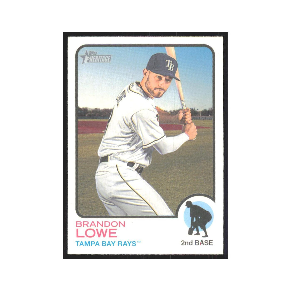 2022 Topps Heritage Brandon Lowe Rays #226