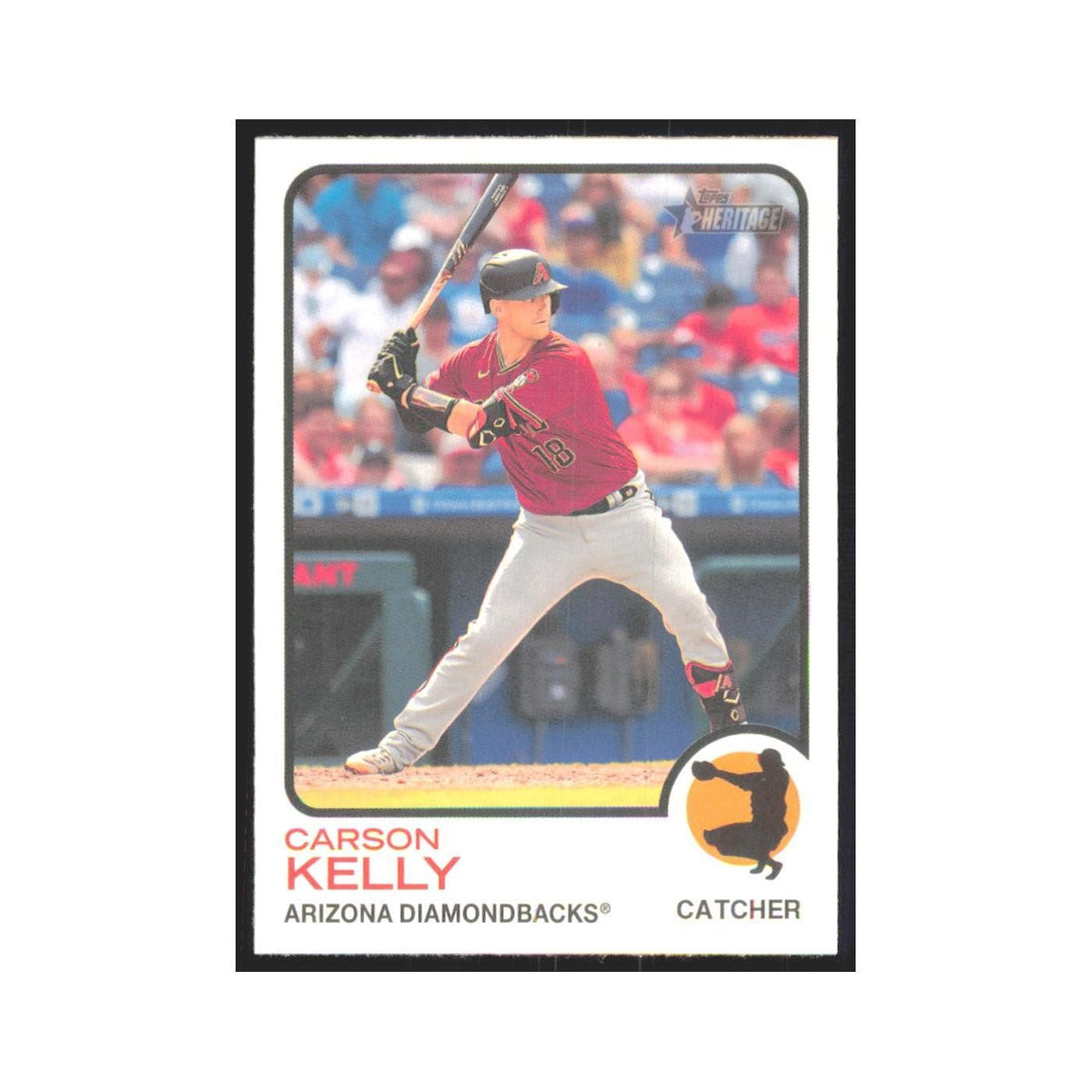 2022 Topps Heritage Carson Kelly Diamondbacks #109