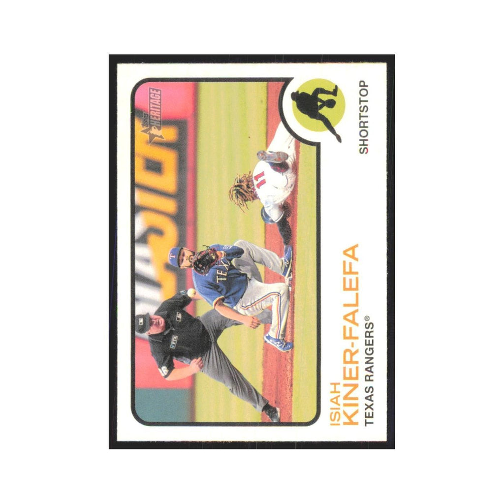 2022 Topps Heritage Isiah Kiner-Falefa Rangers #153