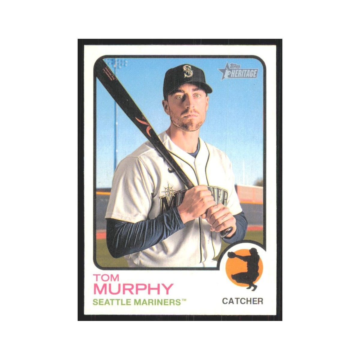 2022 Topps Heritage Tom Murphy Mariners #134