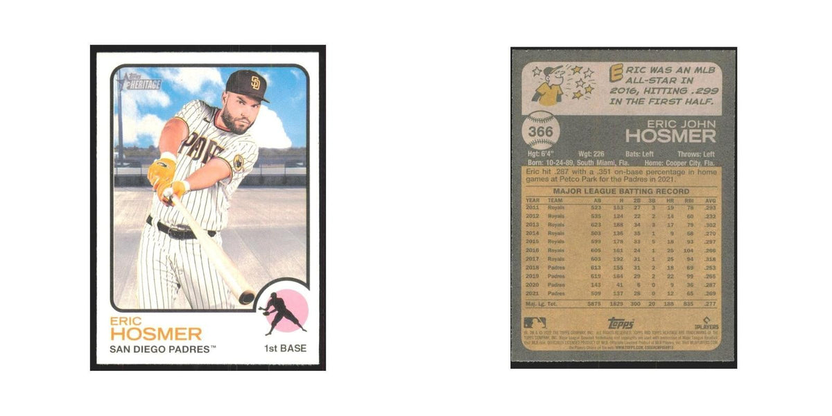 2022 Topps Heritage Eric Hosmer Padres #366