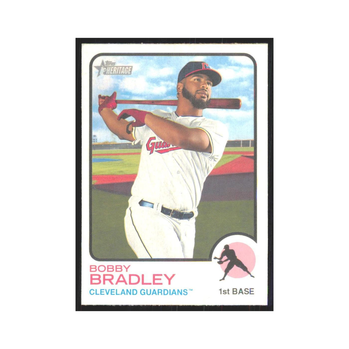 2022 Topps Heritage Bobby Bradley Guardians #253