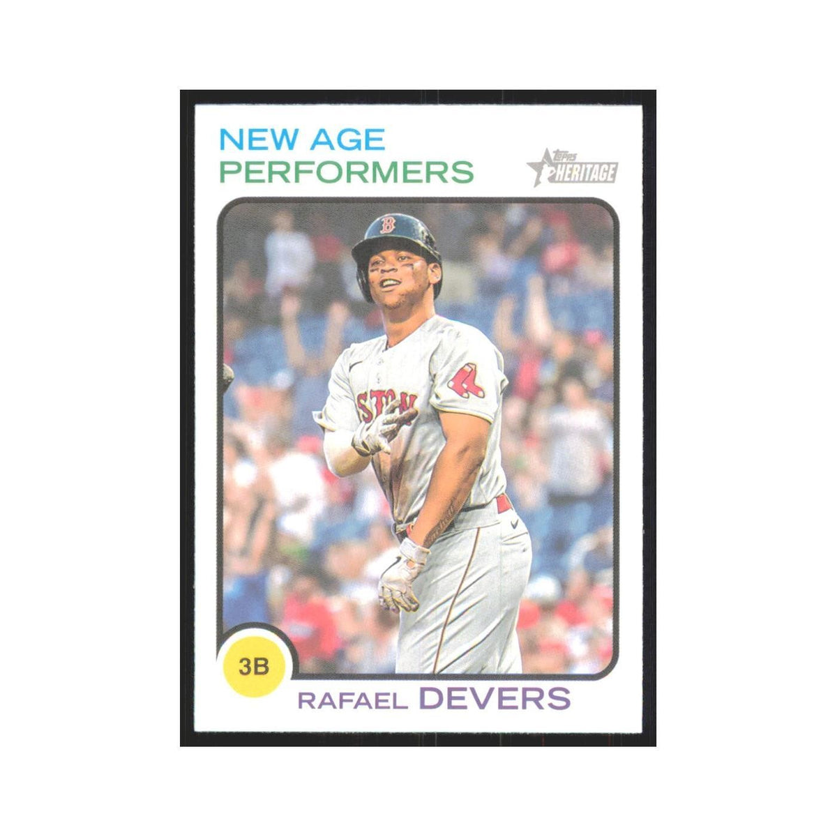 2022 Topps Heritage Rafael Devers Red Sox #NAP-6
