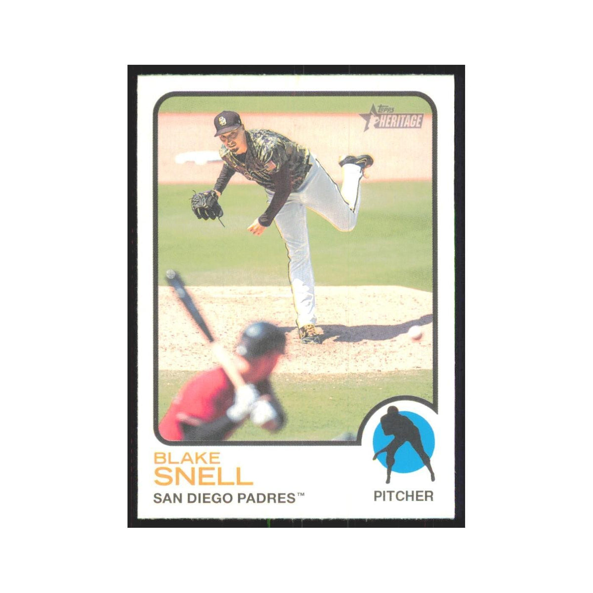 2022 Topps Heritage Blake Snell Padres #331