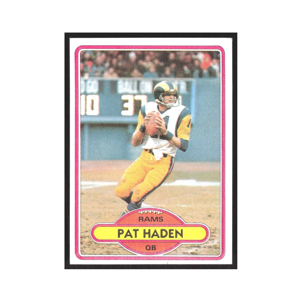 1980 Topps Pat Haden Rams #445