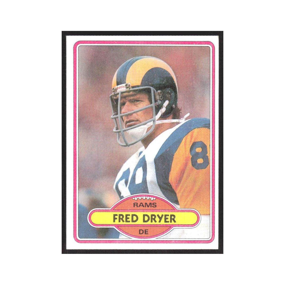 1980 Topps Fred Dryer Rams #202