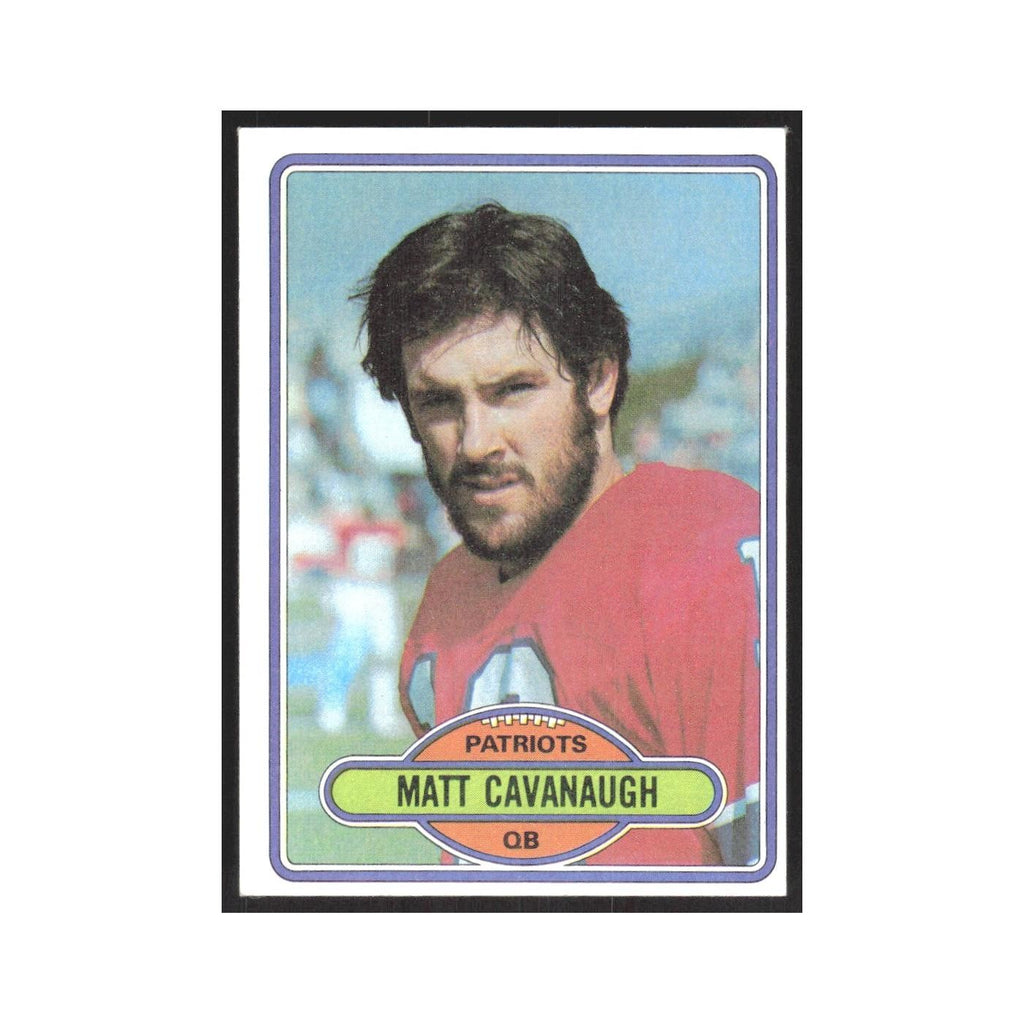 1980 Topps Matt Cavanaugh Patriots #99