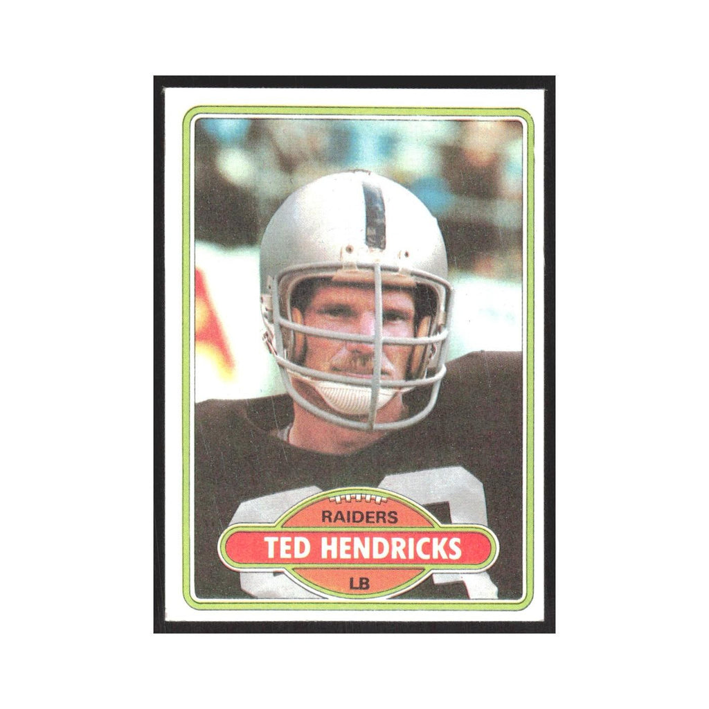 1980 Topps Ted Hendricks Raiders #489