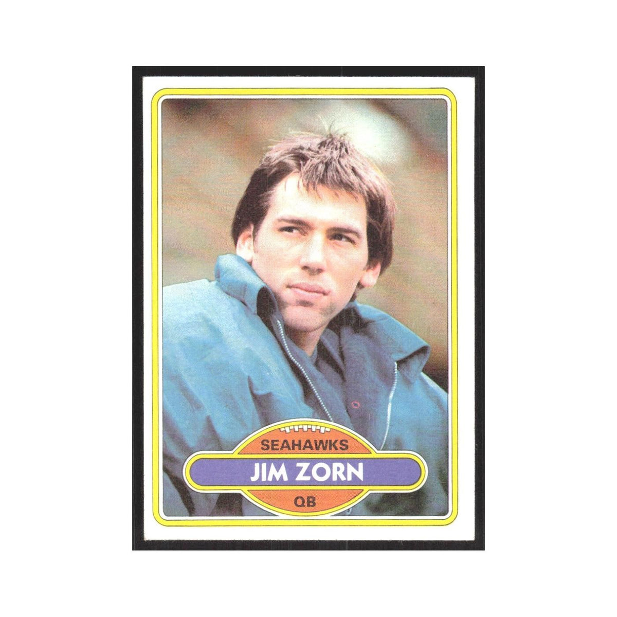 1980 Topps Jim Zorn Seahawks #20