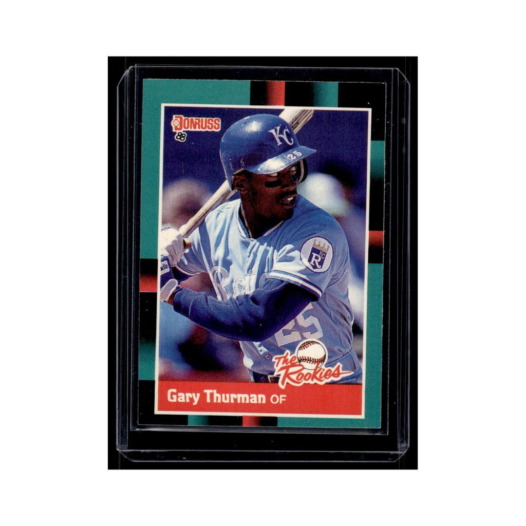 Gary Thurman 1988 Donruss The Rookies #33 Kansas City Royals Baseball Card NM