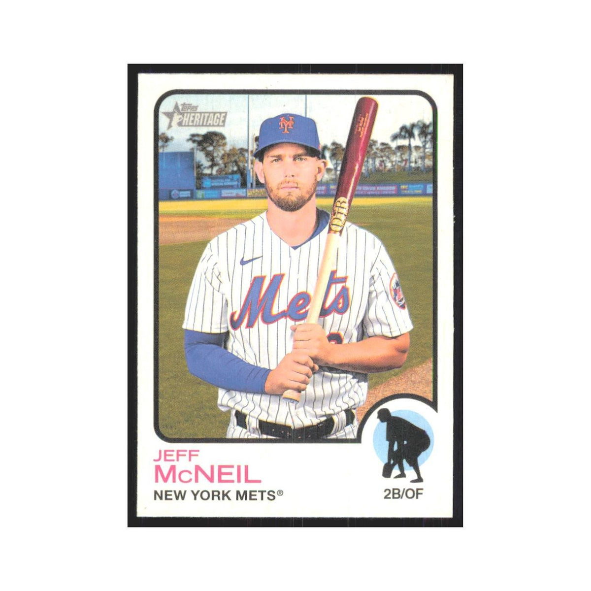 2022 Topps Heritage Jeff McNeil Mets #389