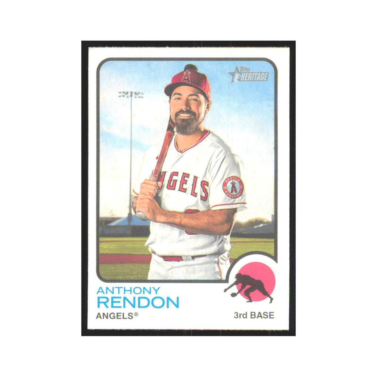 2022 Topps Heritage Anthony Rendon Angels #160