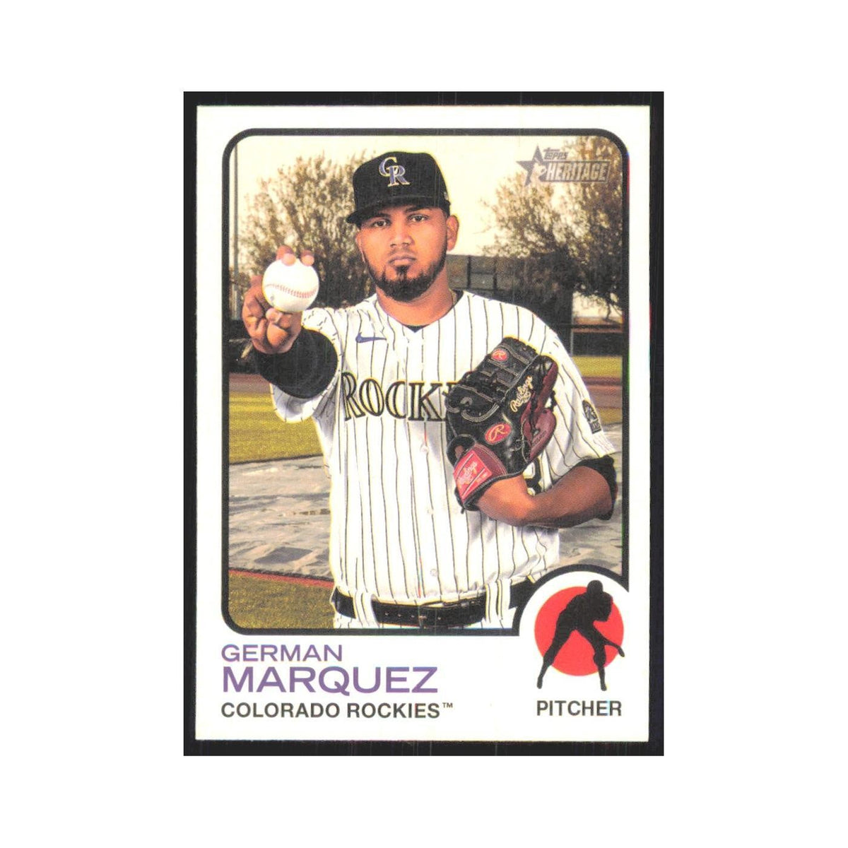 2022 Topps Heritage German Marquez Rockies #270