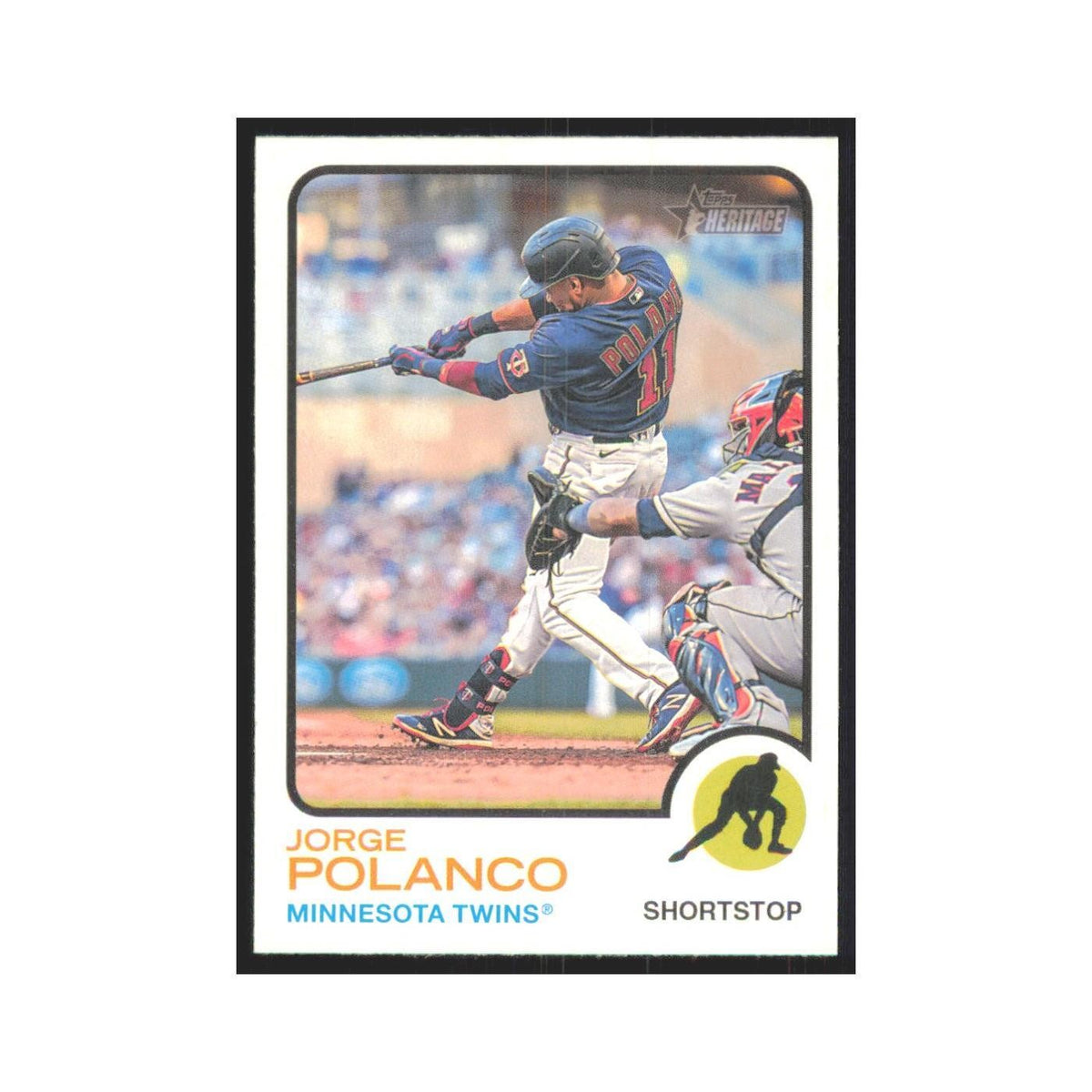 2022 Topps Heritage Jorge Polanco Twins #257
