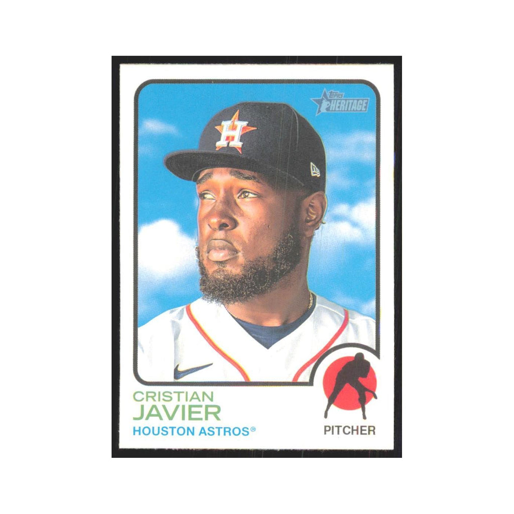 2022 Topps Heritage Cristian Javier Astros #130