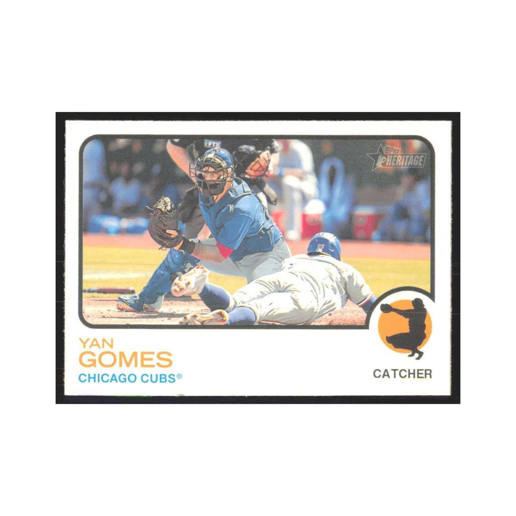2022 Topps Heritage Yan Gomes Cubs #301