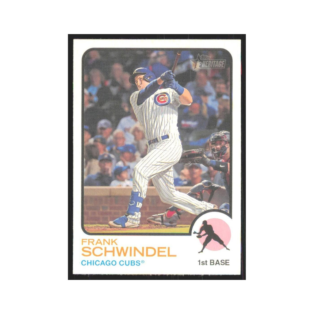 2022 Topps Heritage Frank Schwindel Cubs #324