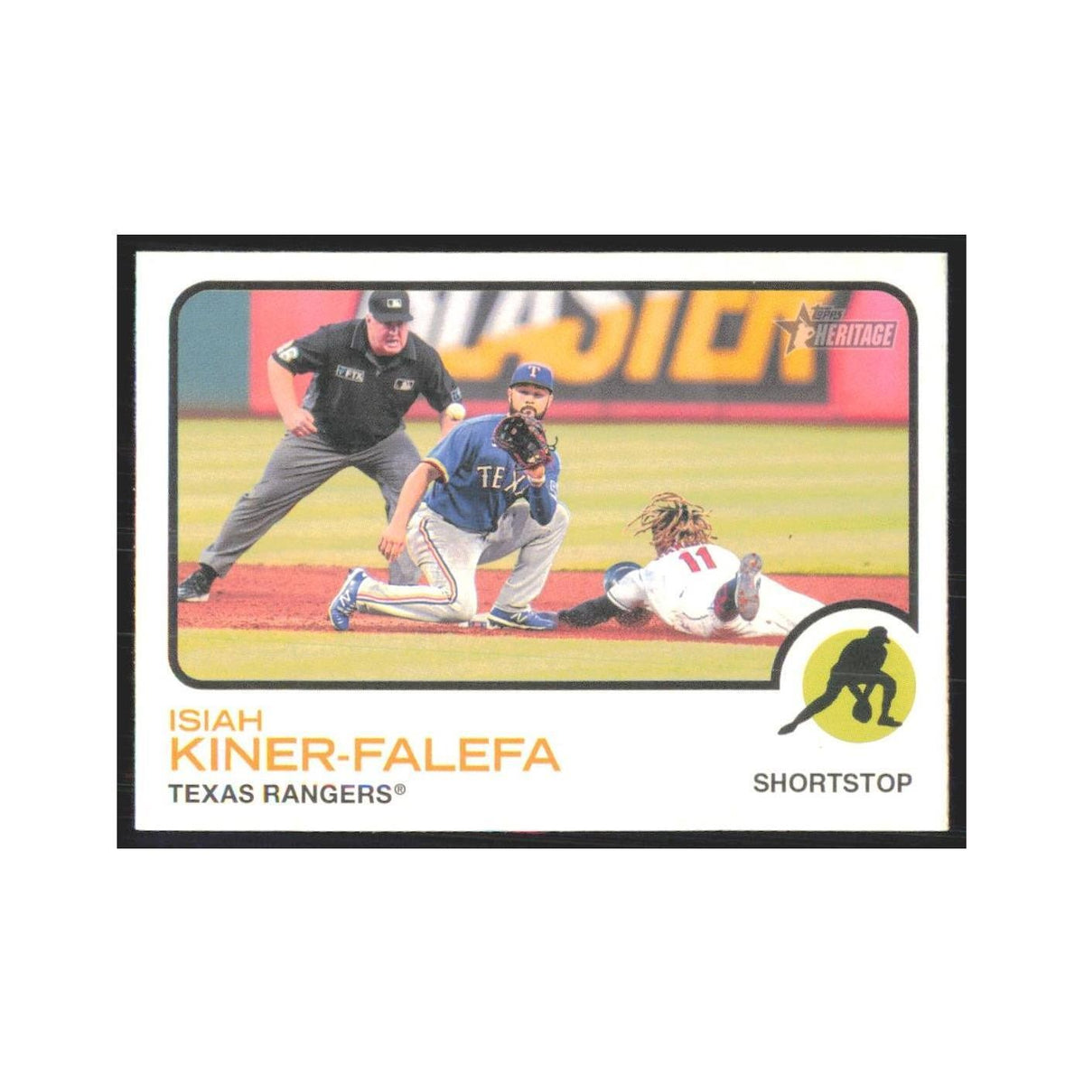 2022 Topps Heritage Isiah Kiner-Falefa Rangers #153