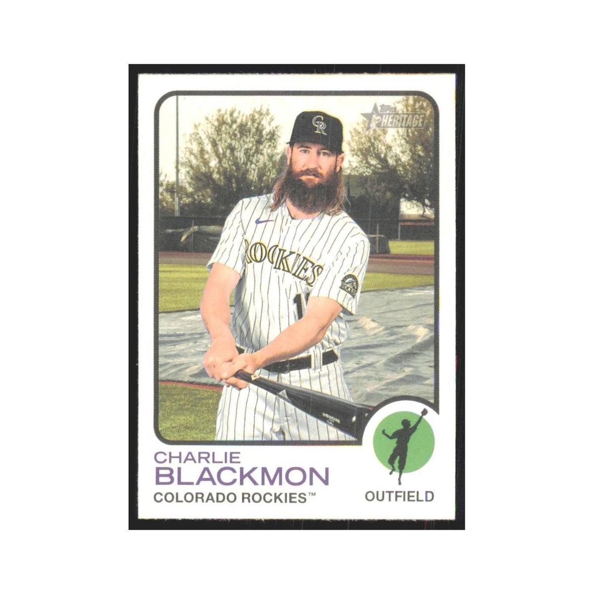 2022 Topps Heritage Charlie Blackmon Rockies #26