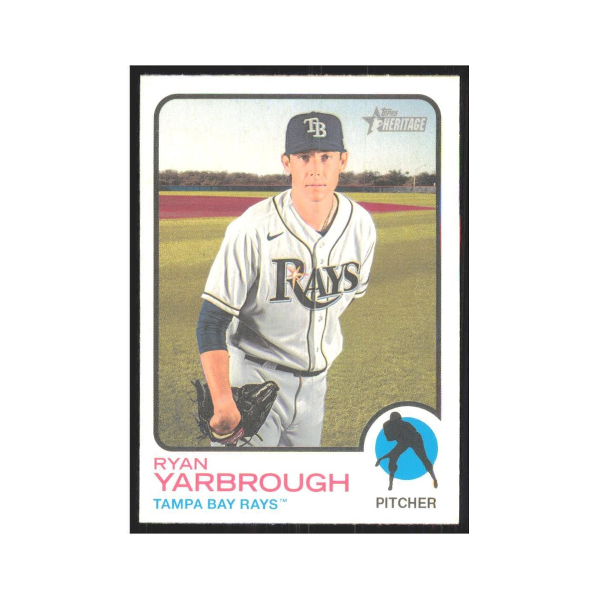 2022 Topps Heritage Ryan Yarbrough Rays #23