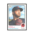 2022 Topps Heritage Aaron Civale Guardians #335