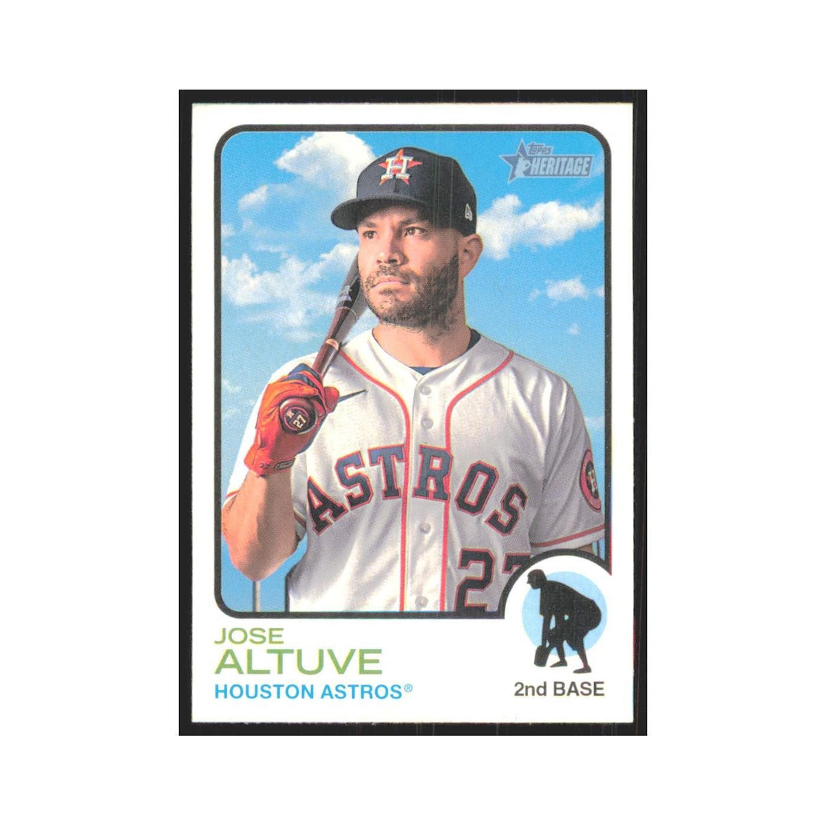 2022 Topps Heritage Jose Altuve Astros #43
