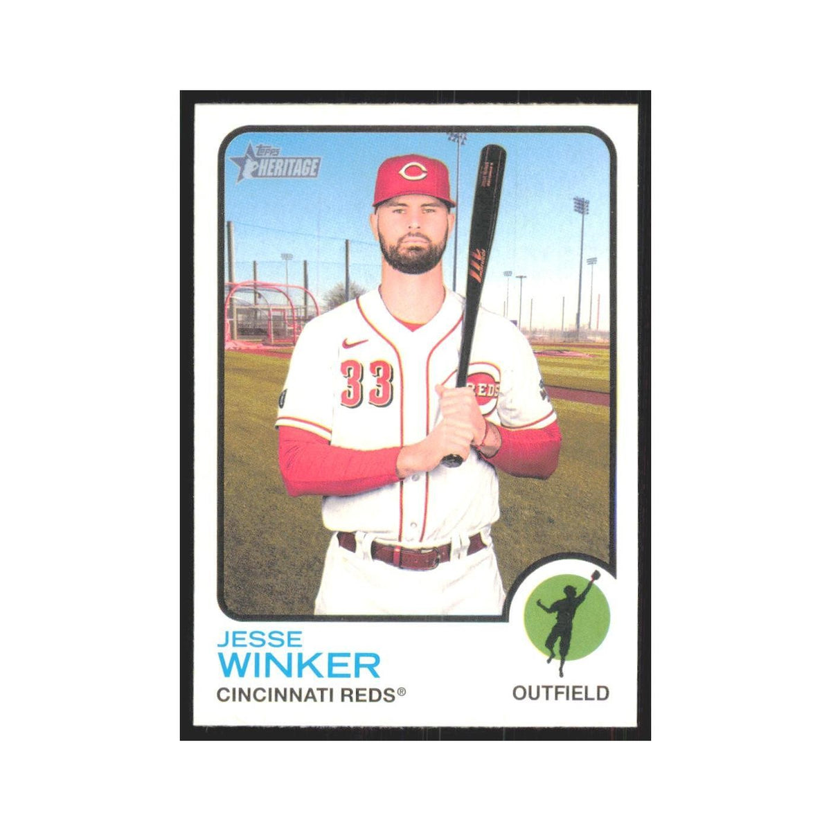 2022 Topps Heritage Jesse Winker Reds #315