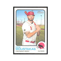 2022 Topps Heritage Mike Moustakas Reds #4