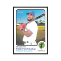 2022 Topps Heritage Teoscar Hernandez Blue Jays #357