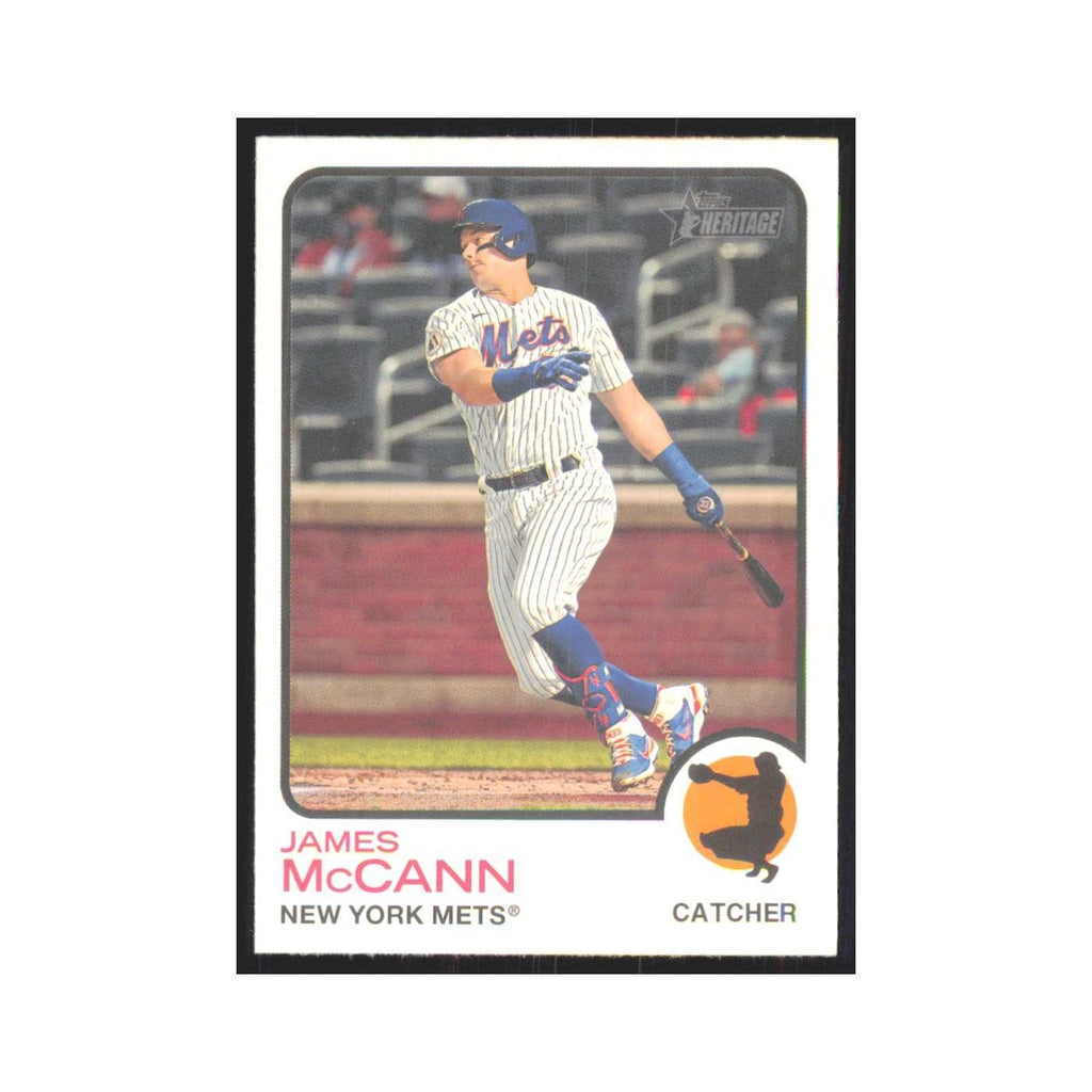 2022 Topps Heritage James McCann Mets #344