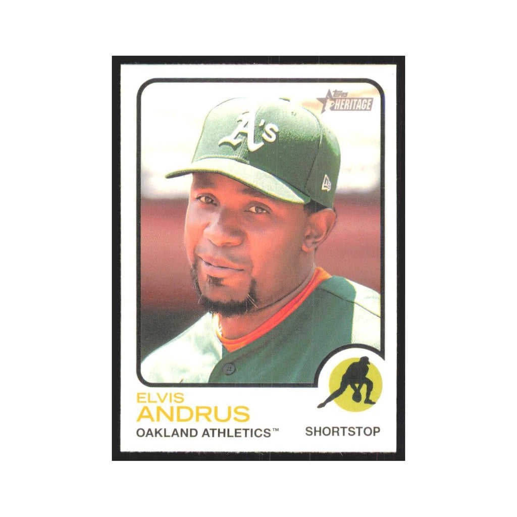 2022 Topps Heritage Elvis Andrus Athletics #361