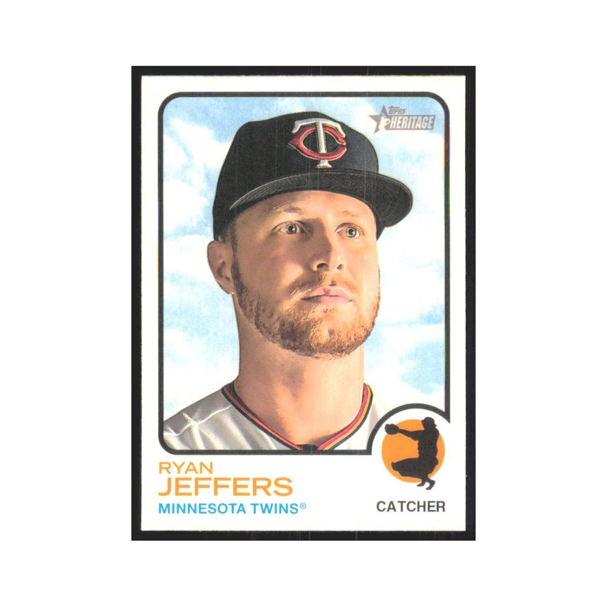 2022 Topps Heritage Ryan Jeffers Twins #76