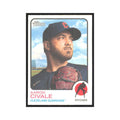2022 Topps Heritage Aaron Civale Guardians #335