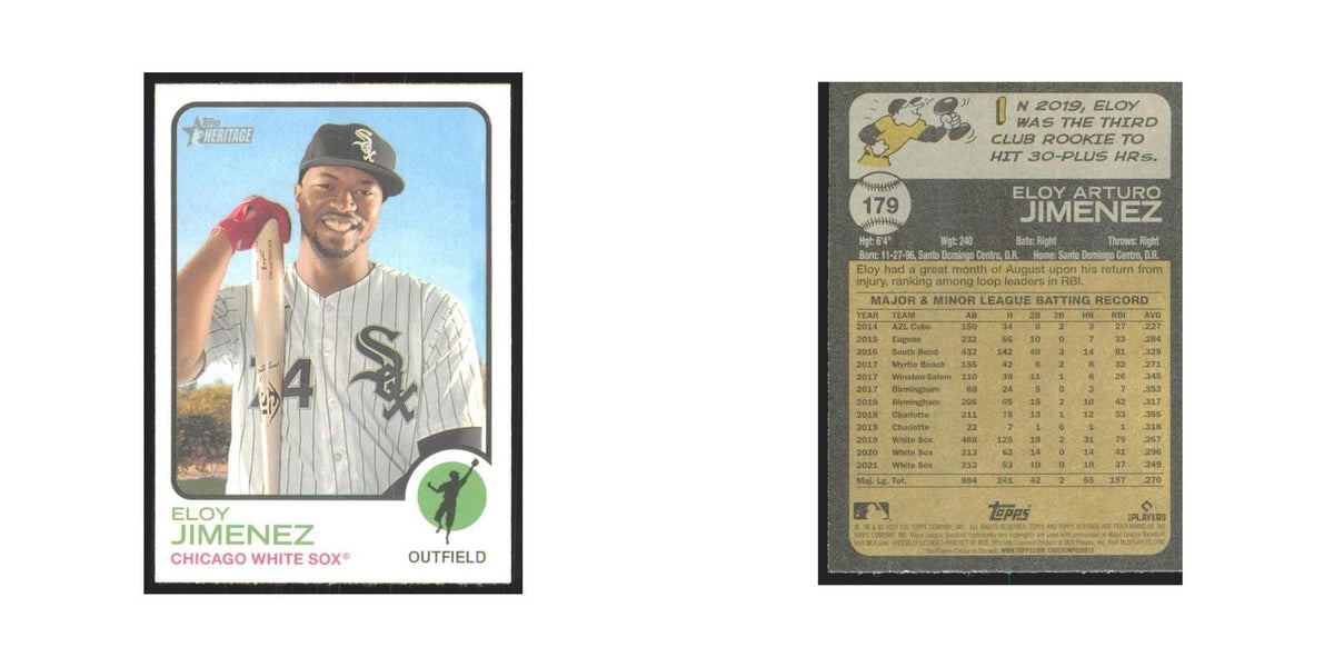 2022 Topps Heritage Eloy Jimenez White Sox #179