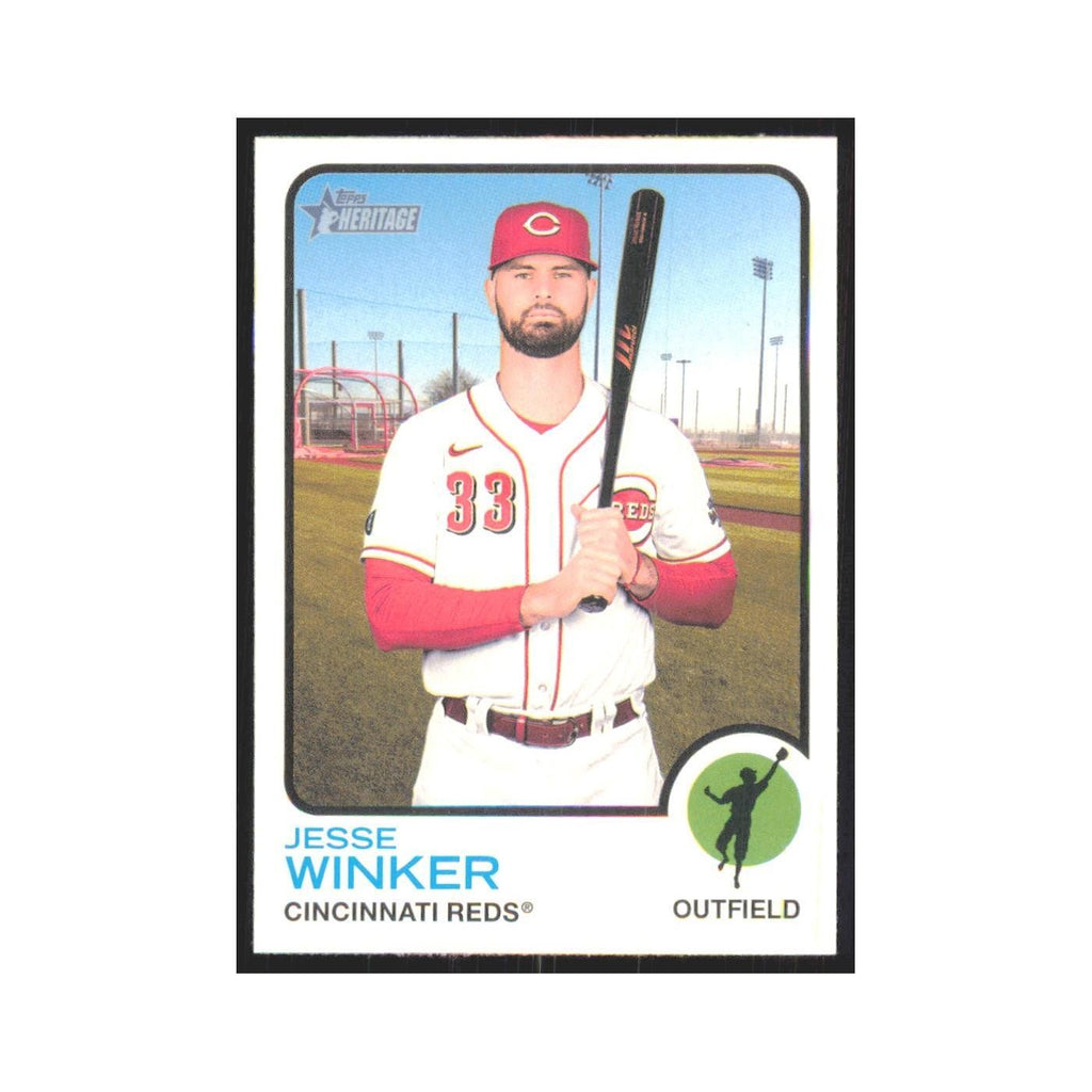 2022 Topps Heritage Jesse Winker Reds #315