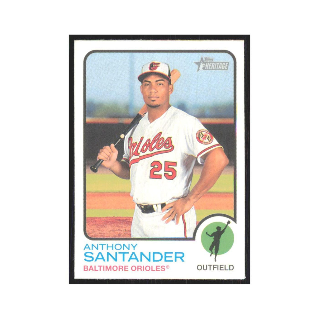 2022 Topps Heritage Anthony Santander Orioles #33