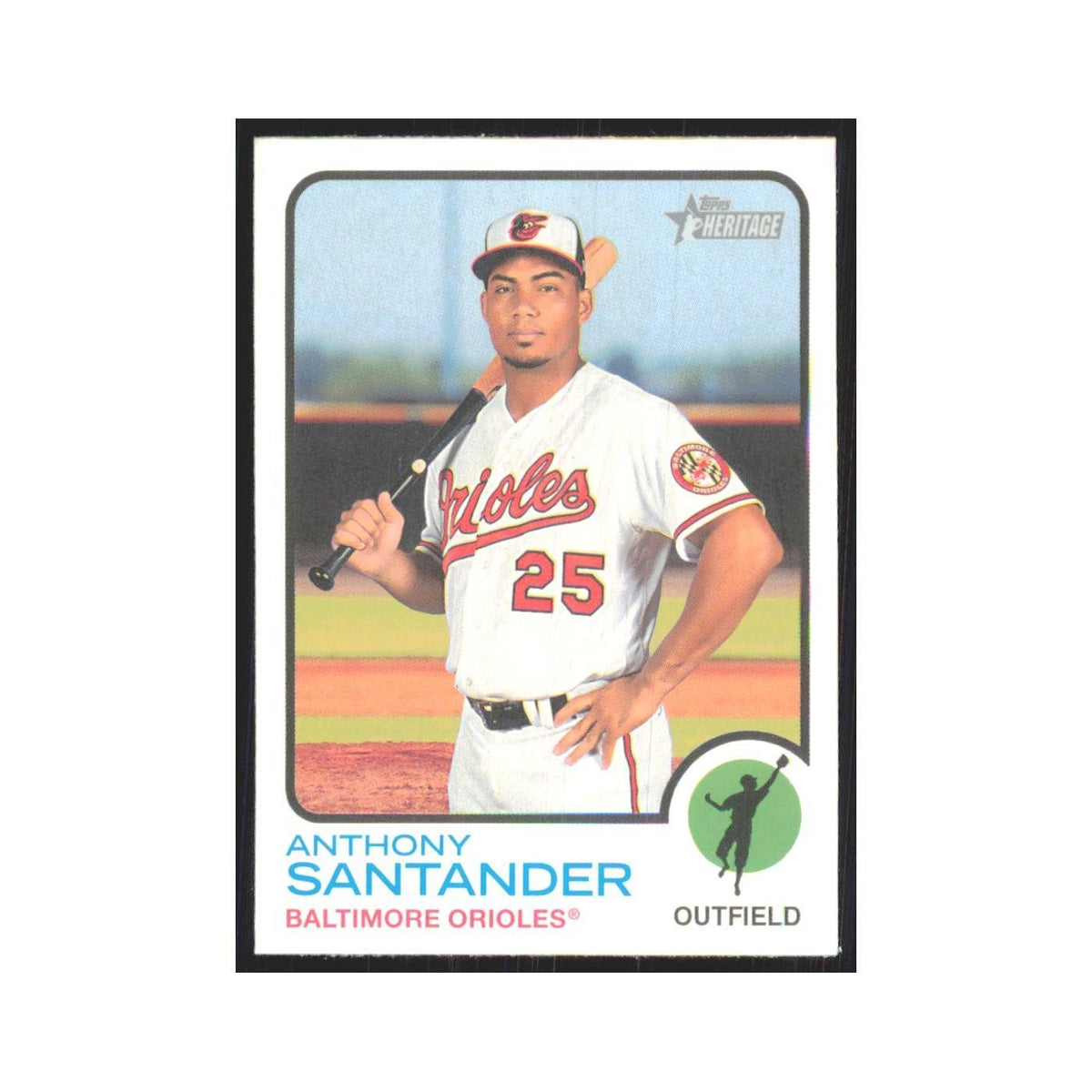 2022 Topps Heritage Anthony Santander Orioles #33