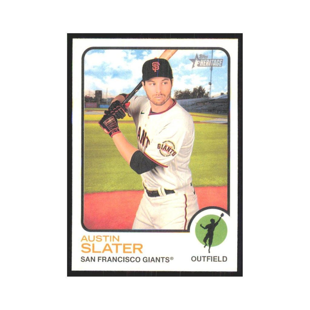 2022 Topps Heritage Austin Slater Giants #236