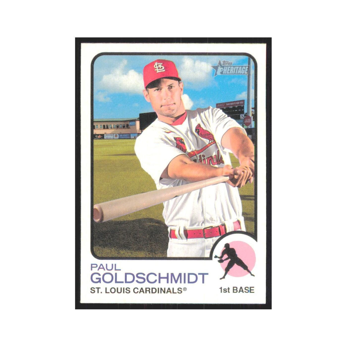 2022 Topps Heritage Paul Goldschmidt Cardinals #238