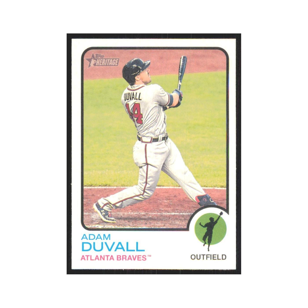 2022 Topps Heritage Adam Duvall Braves #93