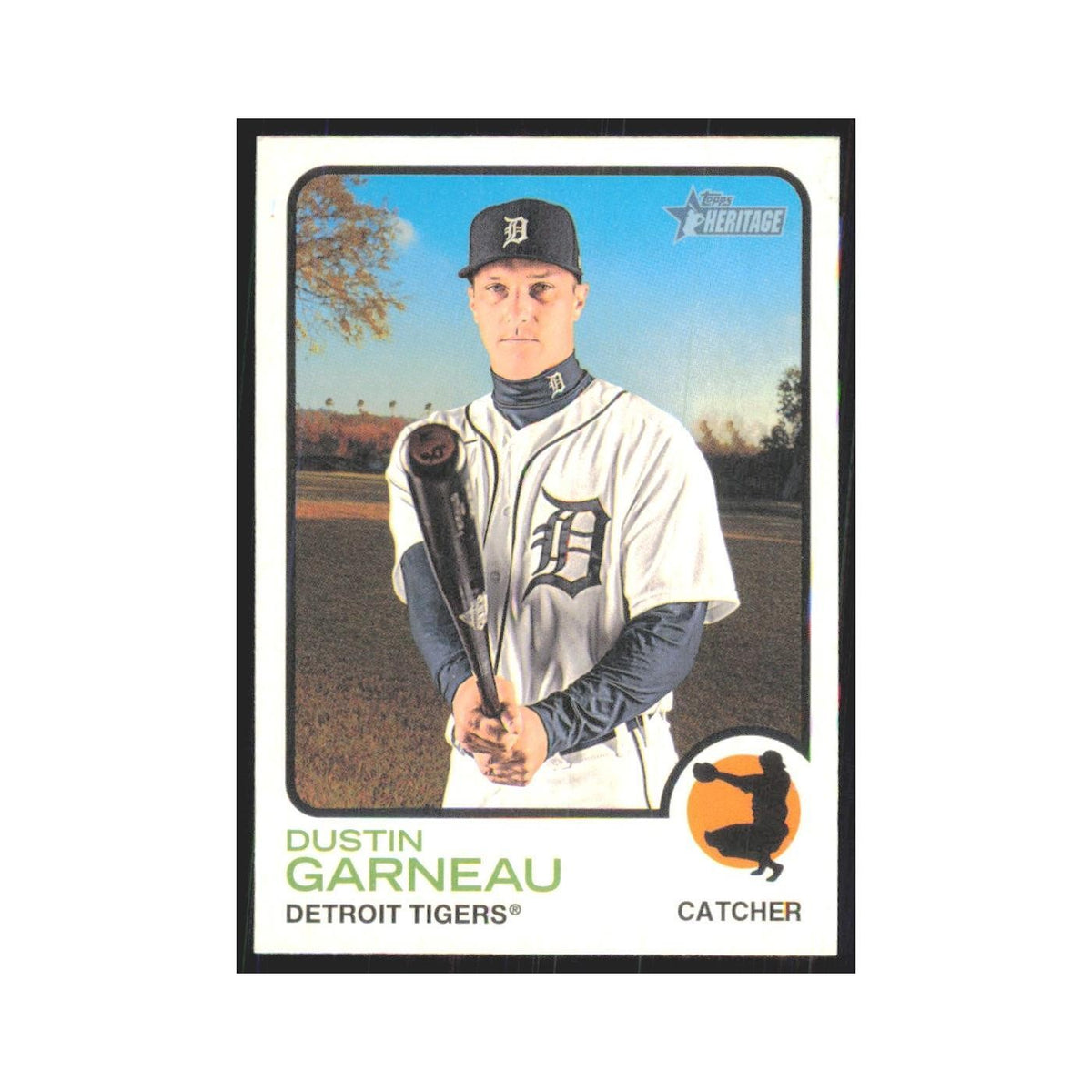 2022 Topps Heritage Dustin Garneau Tigers #321