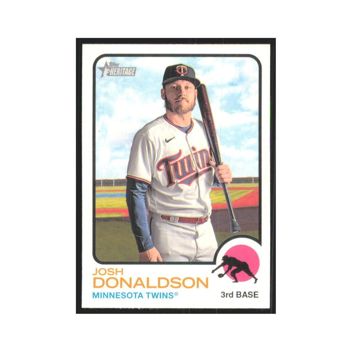 2022 Topps Heritage Josh Donaldson Twins #110