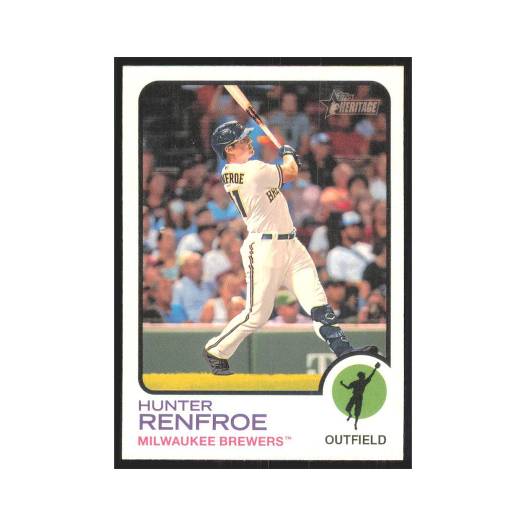 2022 Topps Heritage Hunter Renfroe Brewers #156