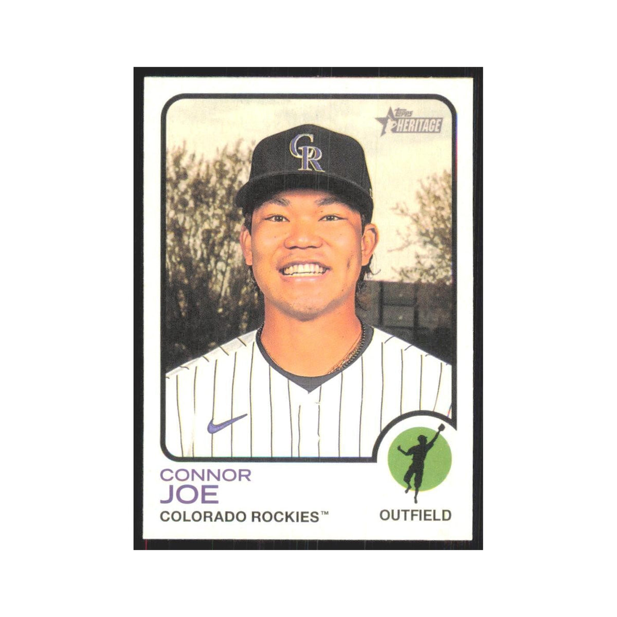 2022 Topps Heritage Connor Joe Rockies #178