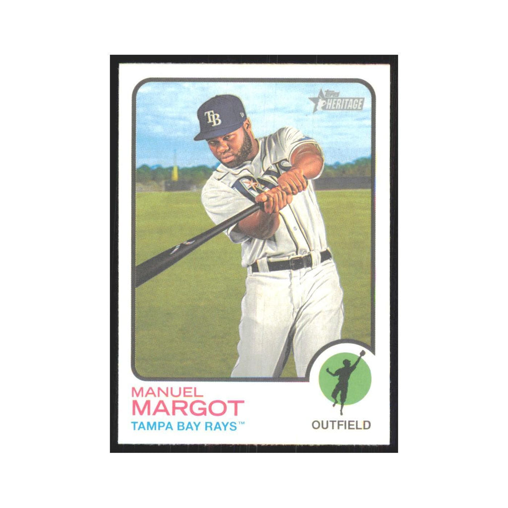 2022 Topps Heritage Manuel Margot Rays #350